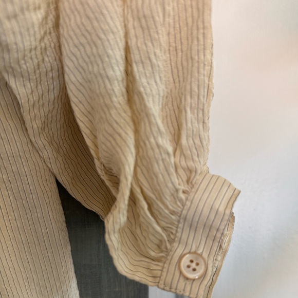 Anine Bing Madison  Mini Dress In Cream And Black Stripe - Picture 5 of 12